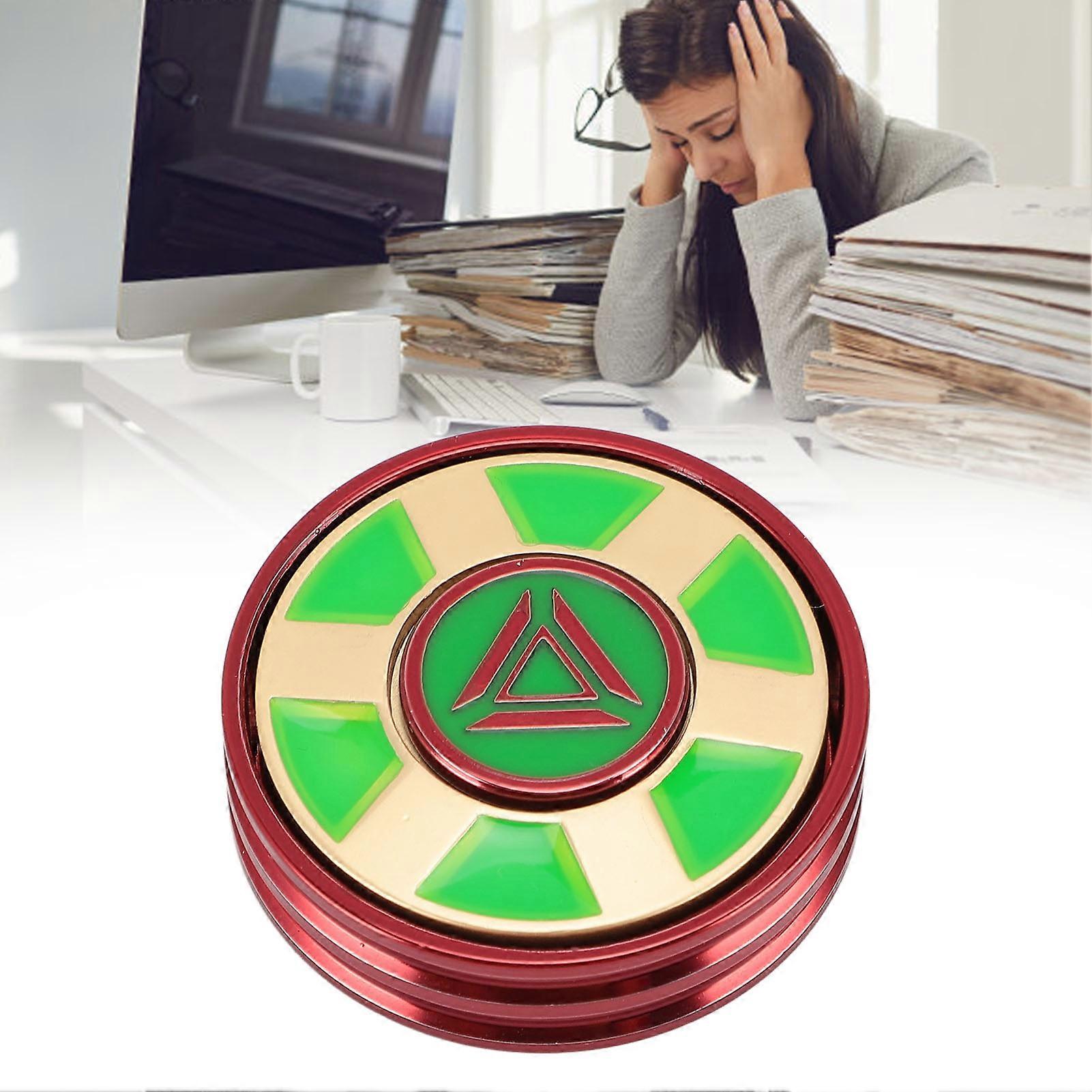 Fingertip Gyroscope Toy Glow in The Dark Hand Decompression Anxiety Stress Relief Fingertip Rotating Toy for ADHD ADD Autism 