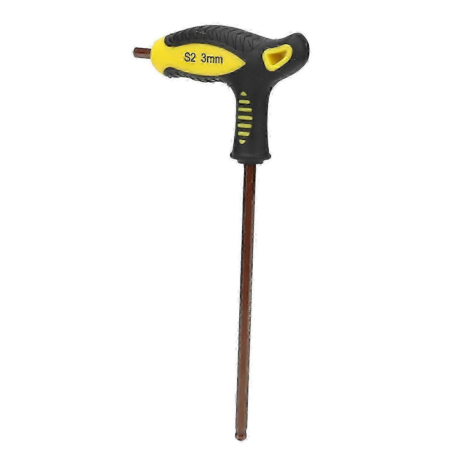 Ball Head T-Shape Long Handle Hex Key Wrench 3mm-8mm Metric Set miao4