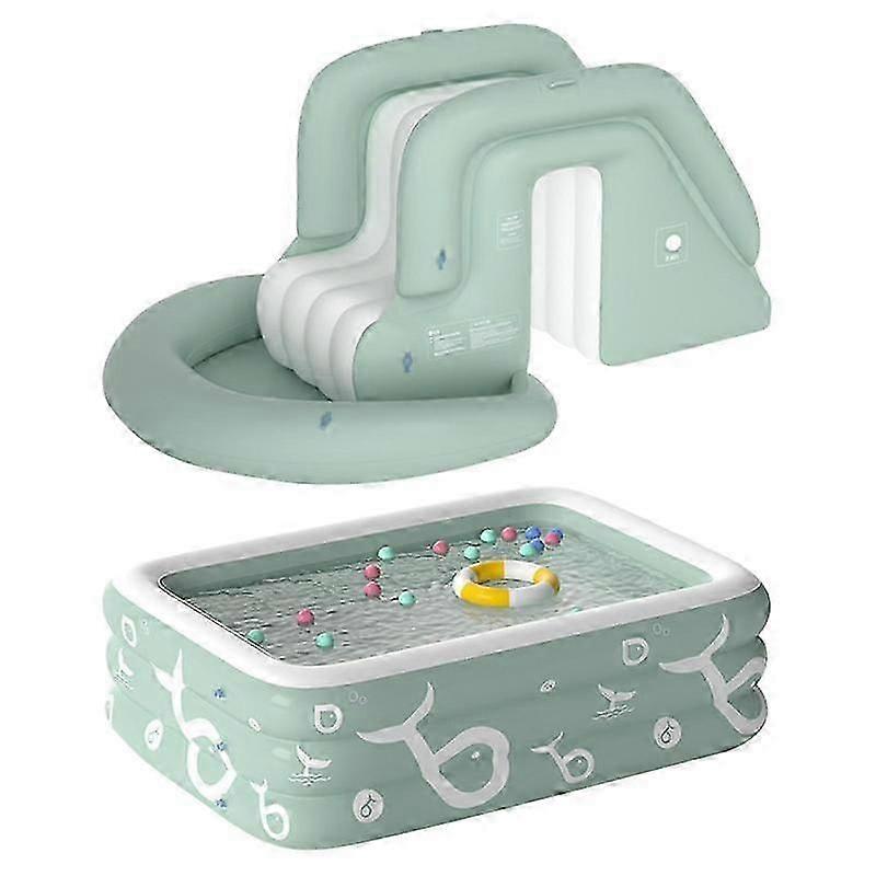 Inflatable Swimming Pool With Pool Slide Outdoor Anti-dump Water Slide Children's Summer Inflatable Water Park Toys