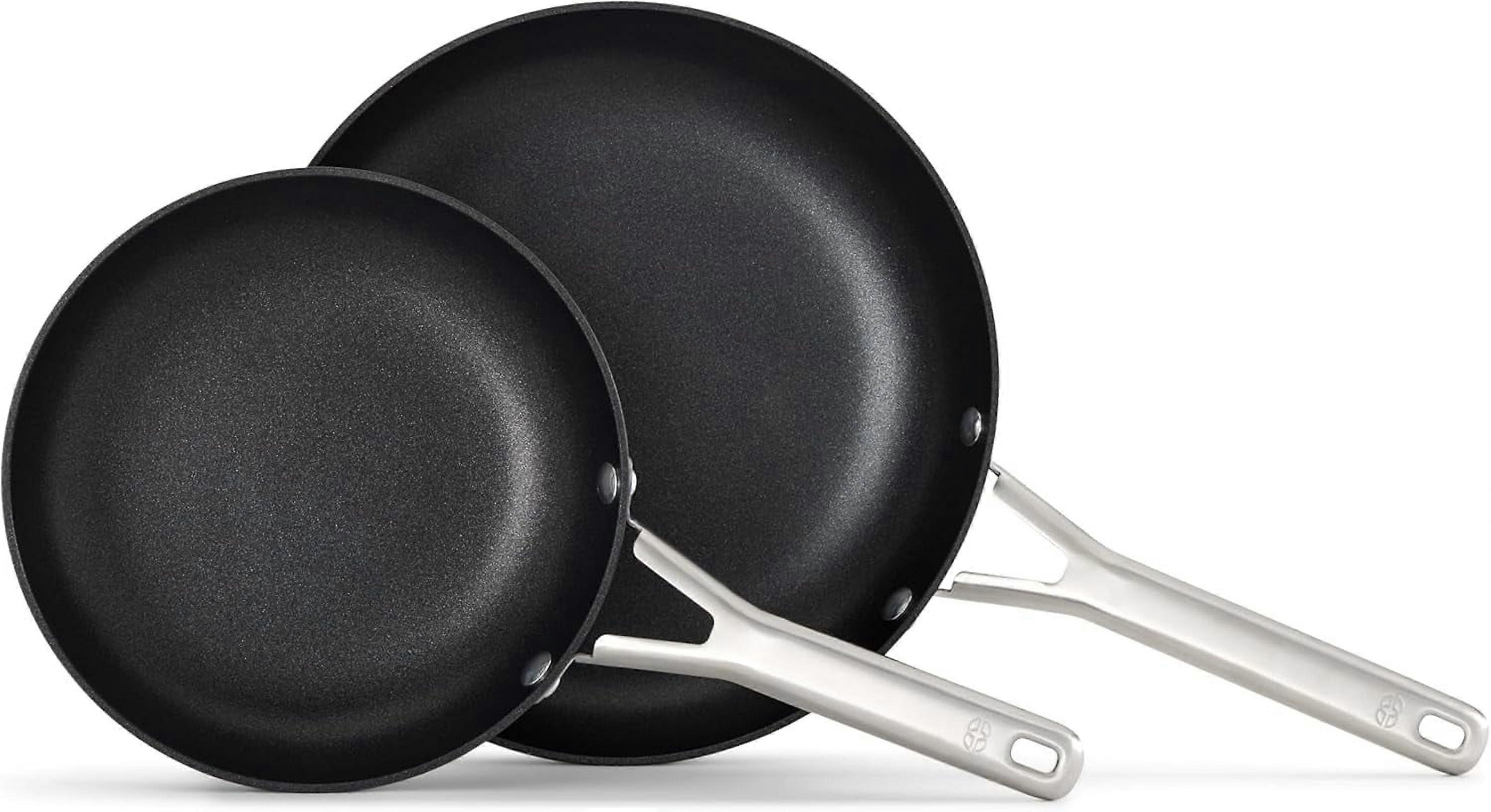 Hard-Anodized Nonstick 8" and 10" Frying Pan Set
