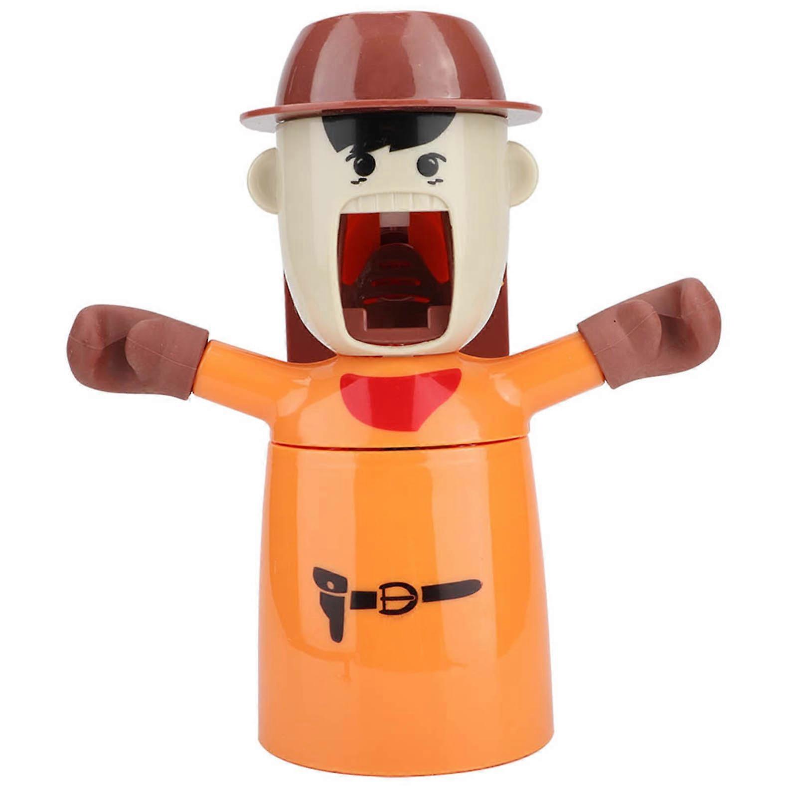 Bathroom Cartoon Wall Mounted Automatic Hands Free Toothpaste Squeezer Dispenser