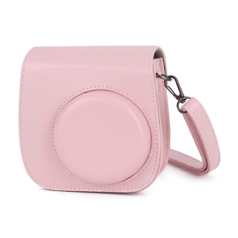 jixopn PU Leather Case with Adjustable Shoulder Strap for Instax Mini 11 Accessories
