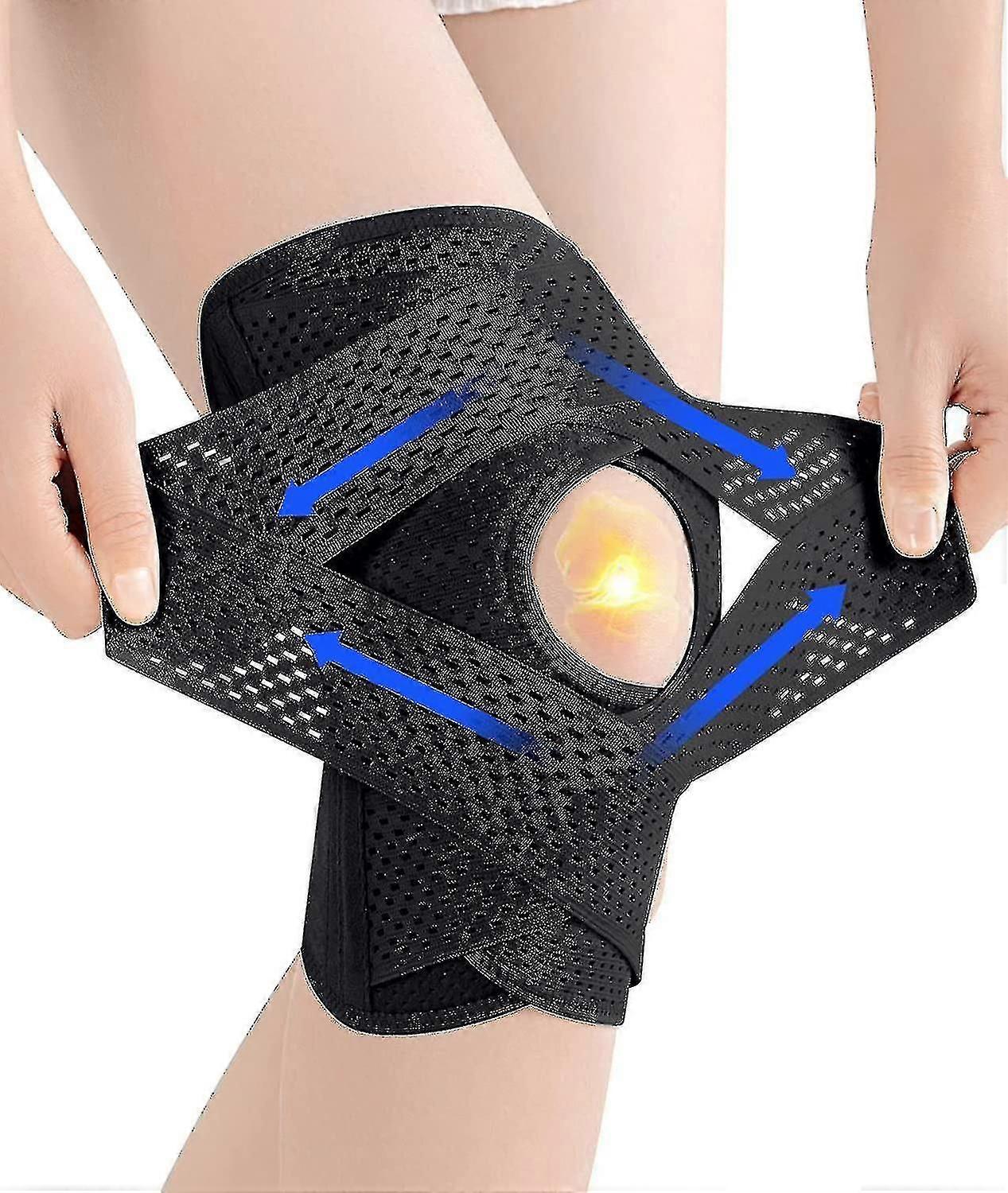 1kpl polvitukea, polvituki sivutukilla meniskin repeämän polvikipuun, hengittävä polvituki