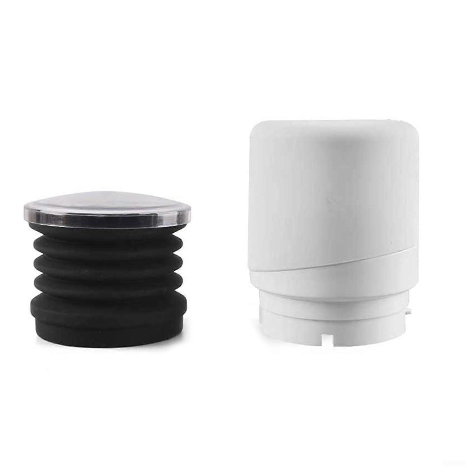Coffee Grinder For Hopper Single Dose Tool With Blowing Bin And Silicone Lid Compatible With Forte ABS White Lid
