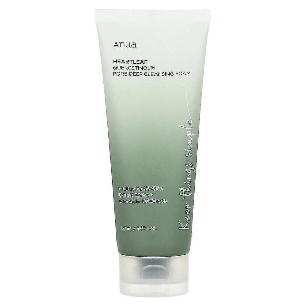 New ANUA Heartleaf Quercetin Pore Deep Cleansing Foaming Facial Cleanser 150ml