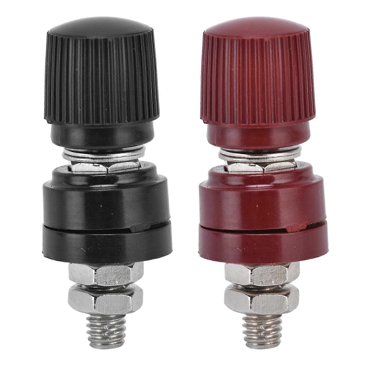 10 Pair of Voltage Regulator Terminal Block Binding Post M6 32mm Screw 333 0V380V Red Black