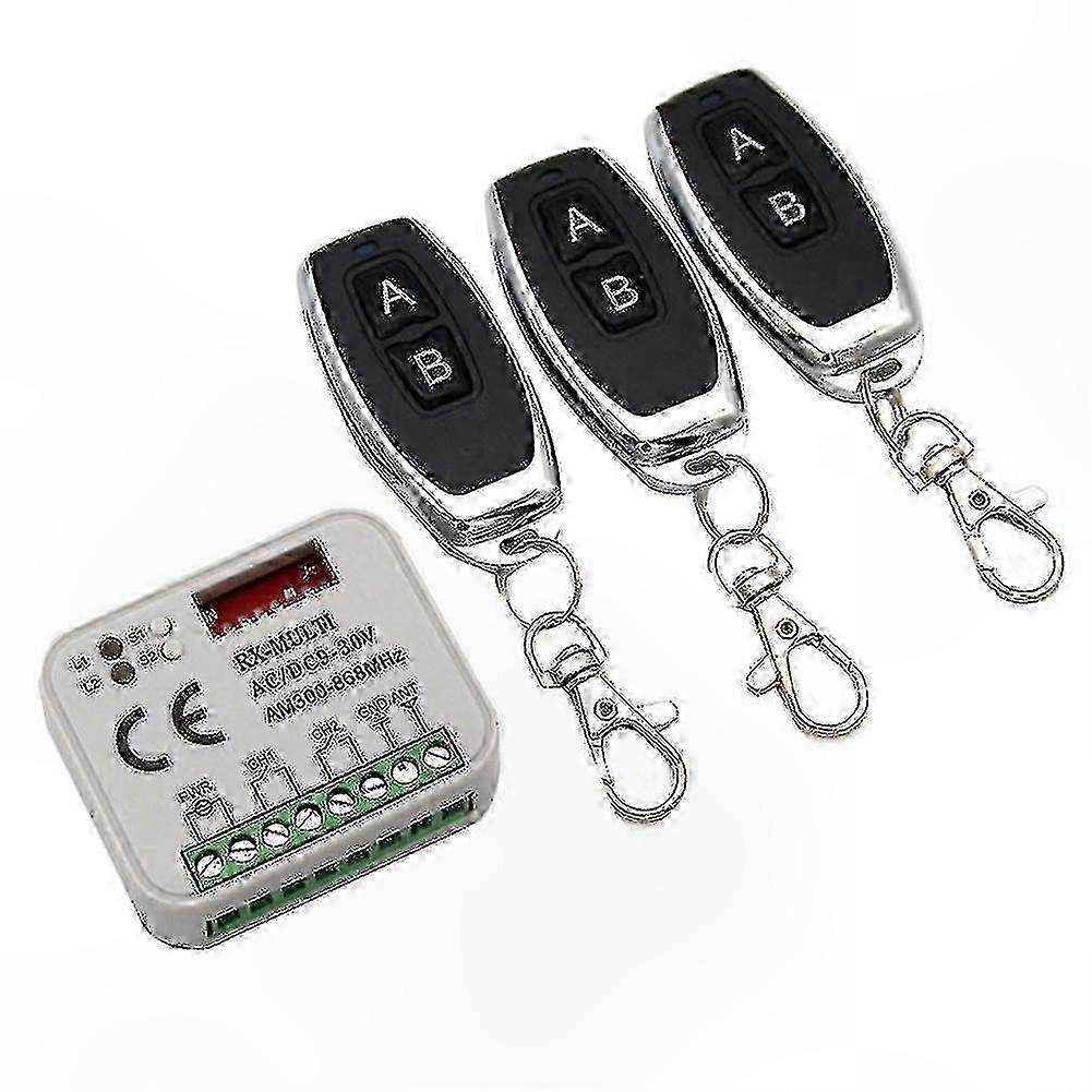 Universal Garage Receiver 433-868MHz Multi-Frequency Remote Control System 9-30V AC/DC-Compatible