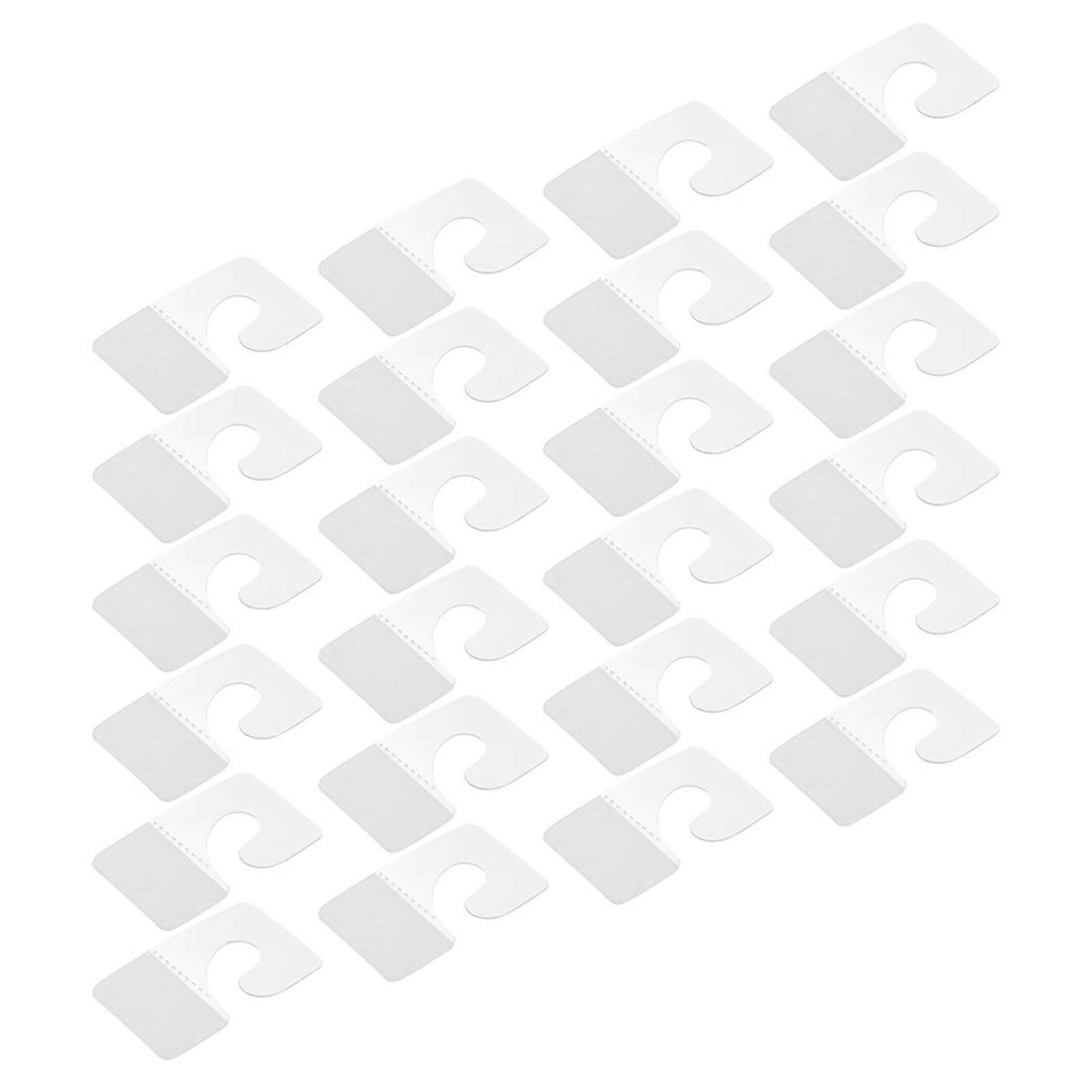 Self Adhesive Clear Hang Tabs Hooks for Storage Use 350Pcs Transparent Hooks