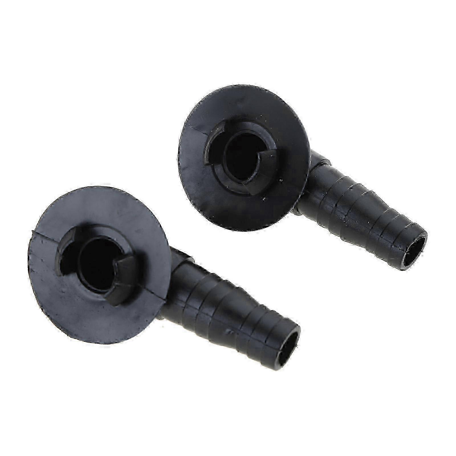 2pcs Universal AC Drain Pipe Elbow Connector for External Unit - Air Conditioner Outlet Spout Tool