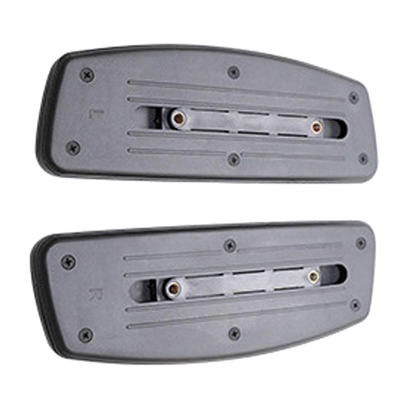 2 Piece Ergonomic Armrest Pad Set for Office Chairs Universal Compatibility Easy Assembly PP Armrest Covers Multicolor