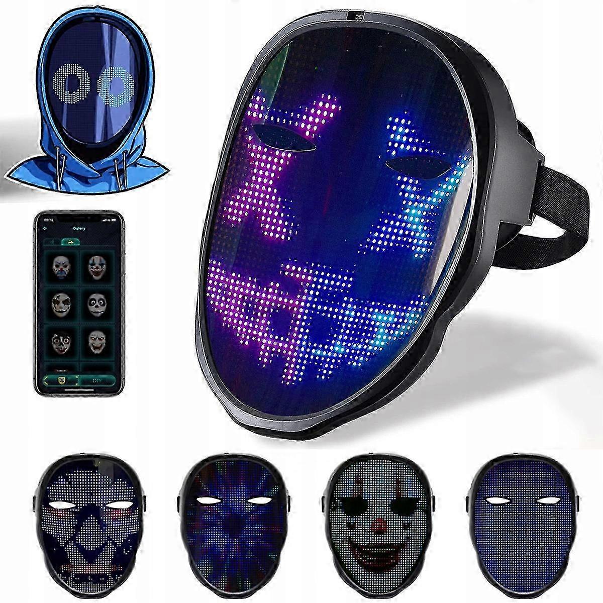 Face Mask Halloween Mask Plastic Devil Black