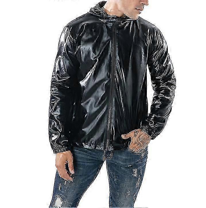 Mens Lightweight Jacket With Hood Coat