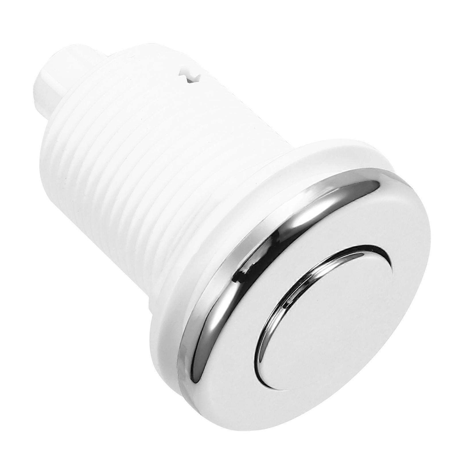 1 Pc Practical Air Switch Air Button Convenient Push Button (Silver White)