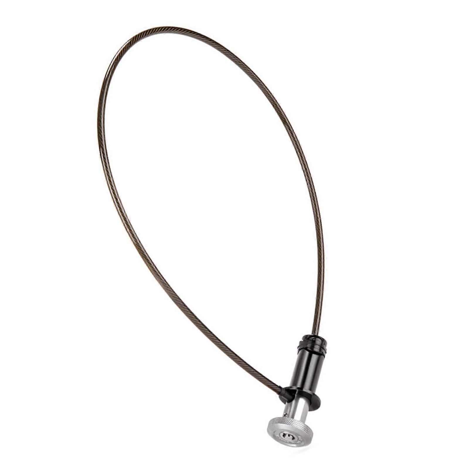 Heavy Duty Bicycles Protections Lock, Stealthy Handlebars Storage Cable For Cyclists Multi Use Cable Lock Secure Frame  silver