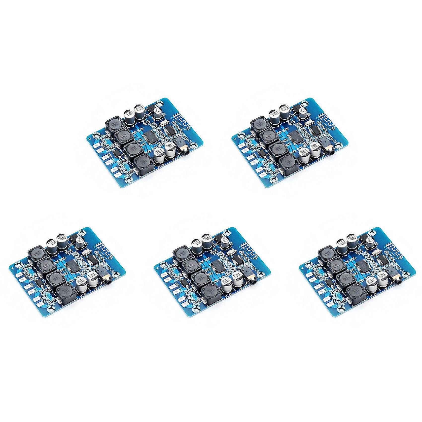 5X XH-M314 Bluetooth Digital Power Amplifier Board TPA3118 Dual 45W Audio Module AUX Decoding