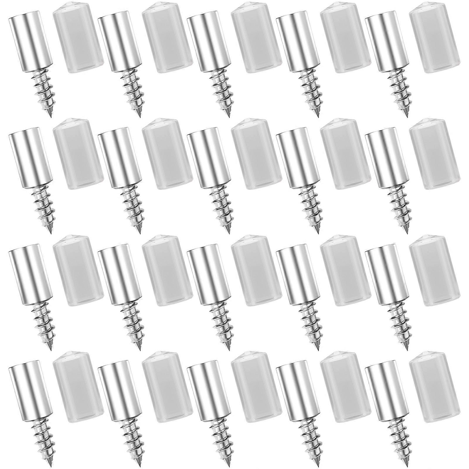 500 Count Self-Tapping Screws Shelf Pin Shelf Holders Cold-Rolled Steel Texture Perfect for Furniture Cabinet Bookcase  White