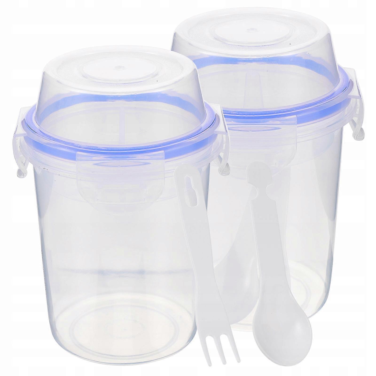 Overnight Prep Oatmeal Container, 2 Pcs