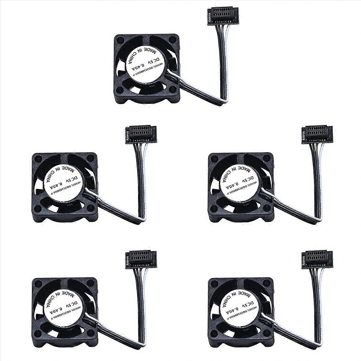 5X 3D Printer Hotend Cooling Fan Mini Cooling Fan PWM Temperature Control for P1S P1P