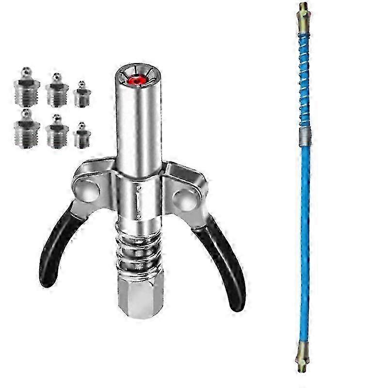 w Grease Coupler Heavy-Duty Quick Release NPTI/8 10000 PSI Two