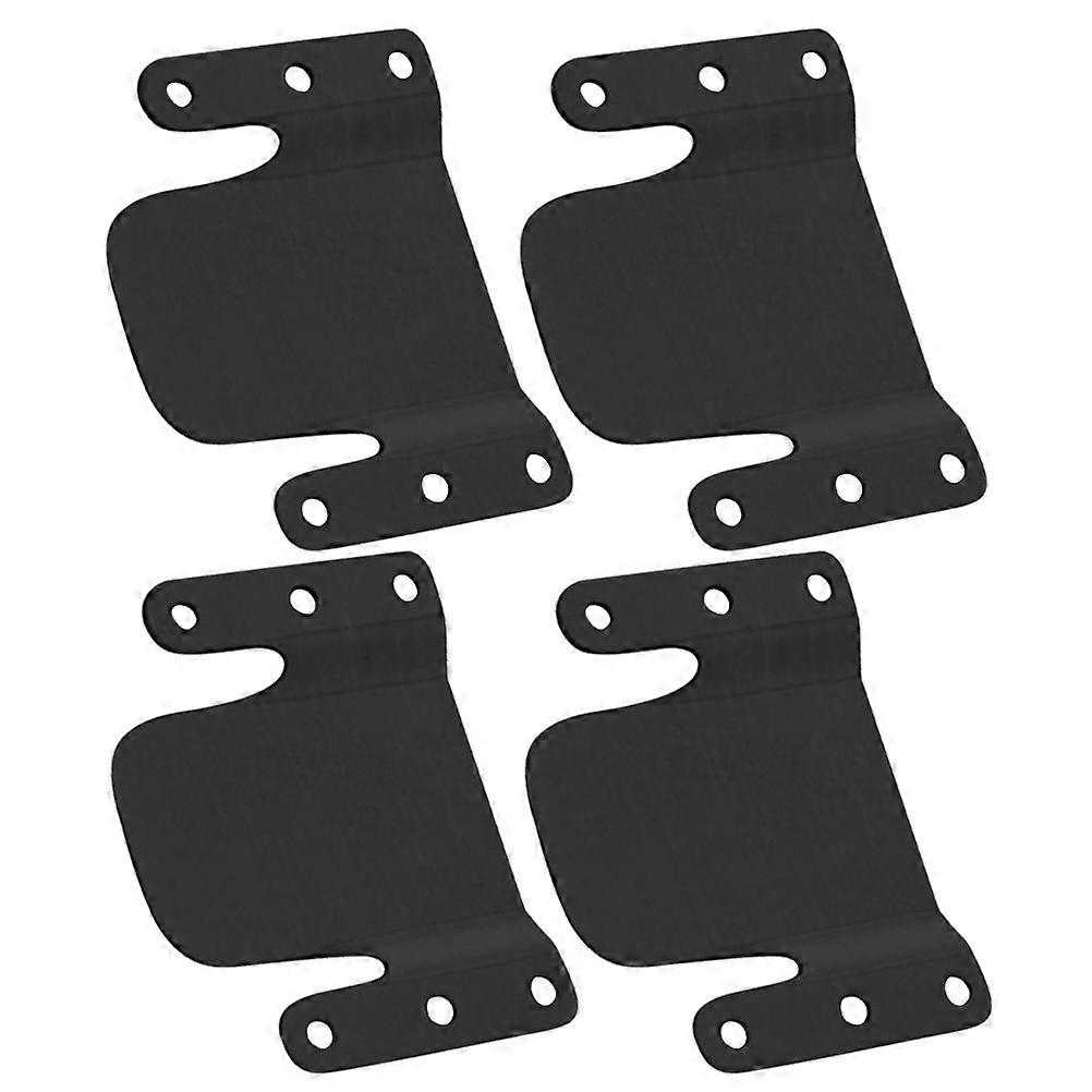 Sofa Supplies Sectional Connectors For Sofa Connection Fixation Prevent Loosening 7.80X6.40X0.80CM Black Rectangular Invisible Design 4Set