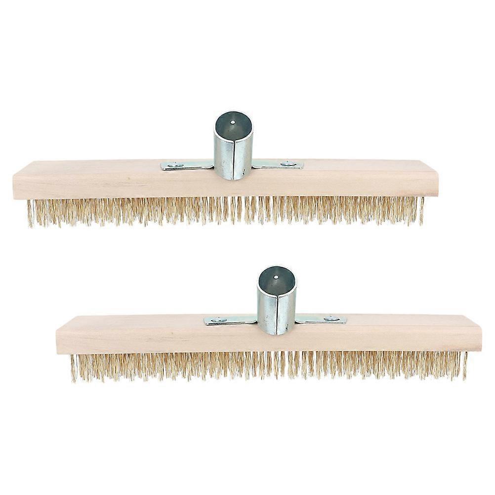 Moss Removal Brush with Copper Steel Wire for Rust Cleaning 2Pcs