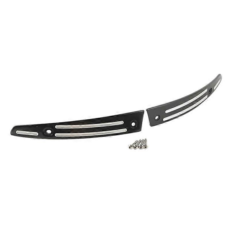 Black Split Windshield Side Trim for Touring Road Glide FLTR 2015-2020