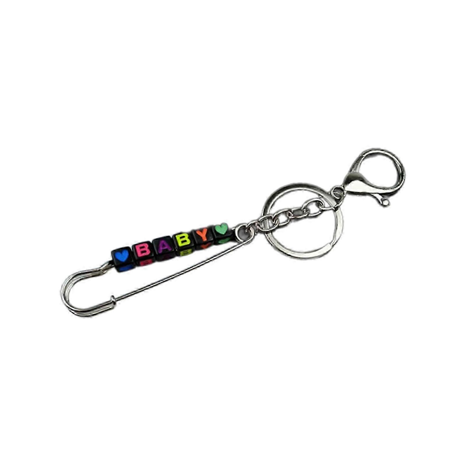 Punk Keychain Customizable Key Pendant Unique Keychain Acrylic Keychain Fashionable Key Holder for Key Bag Decorations