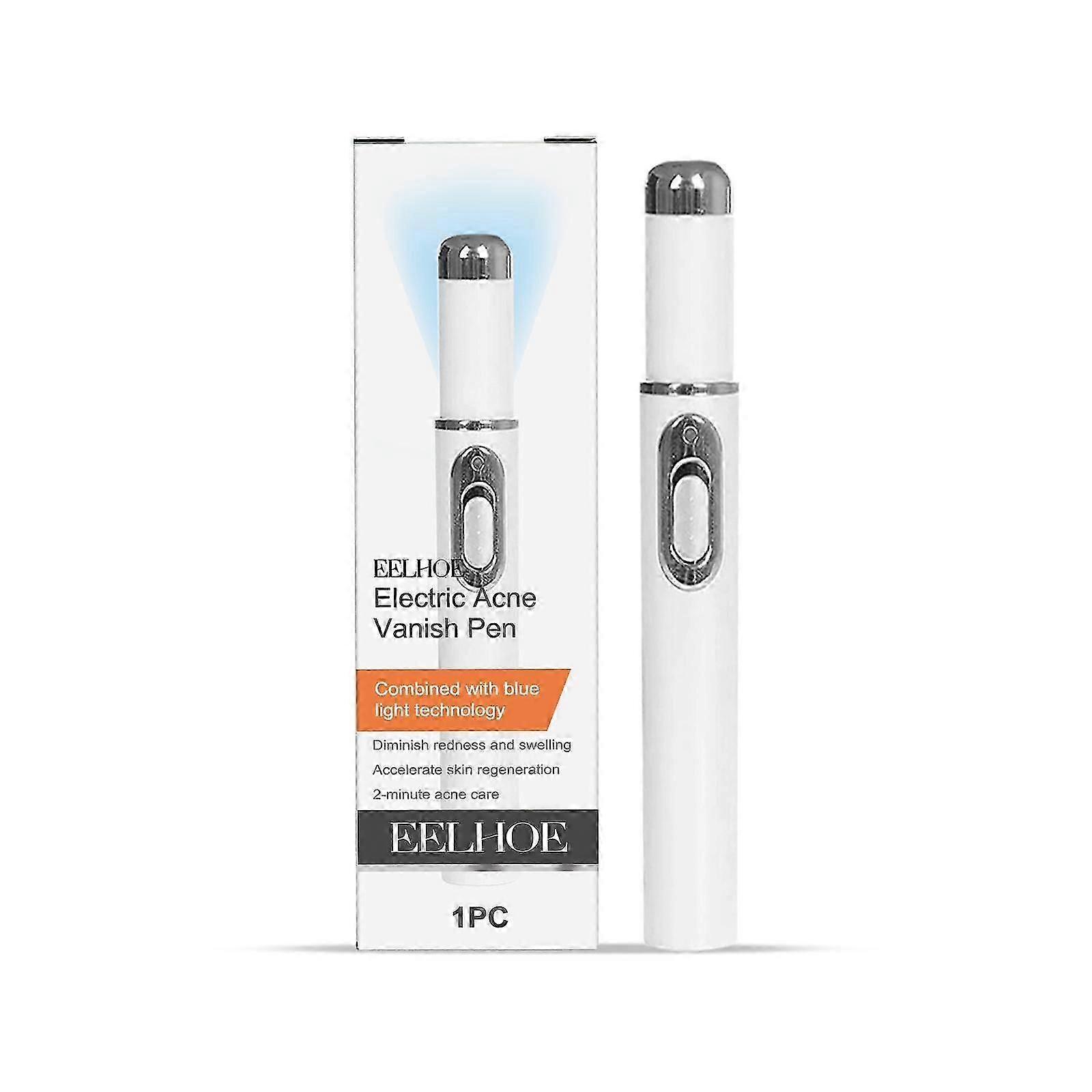 blue light acne removal pen contains ABS