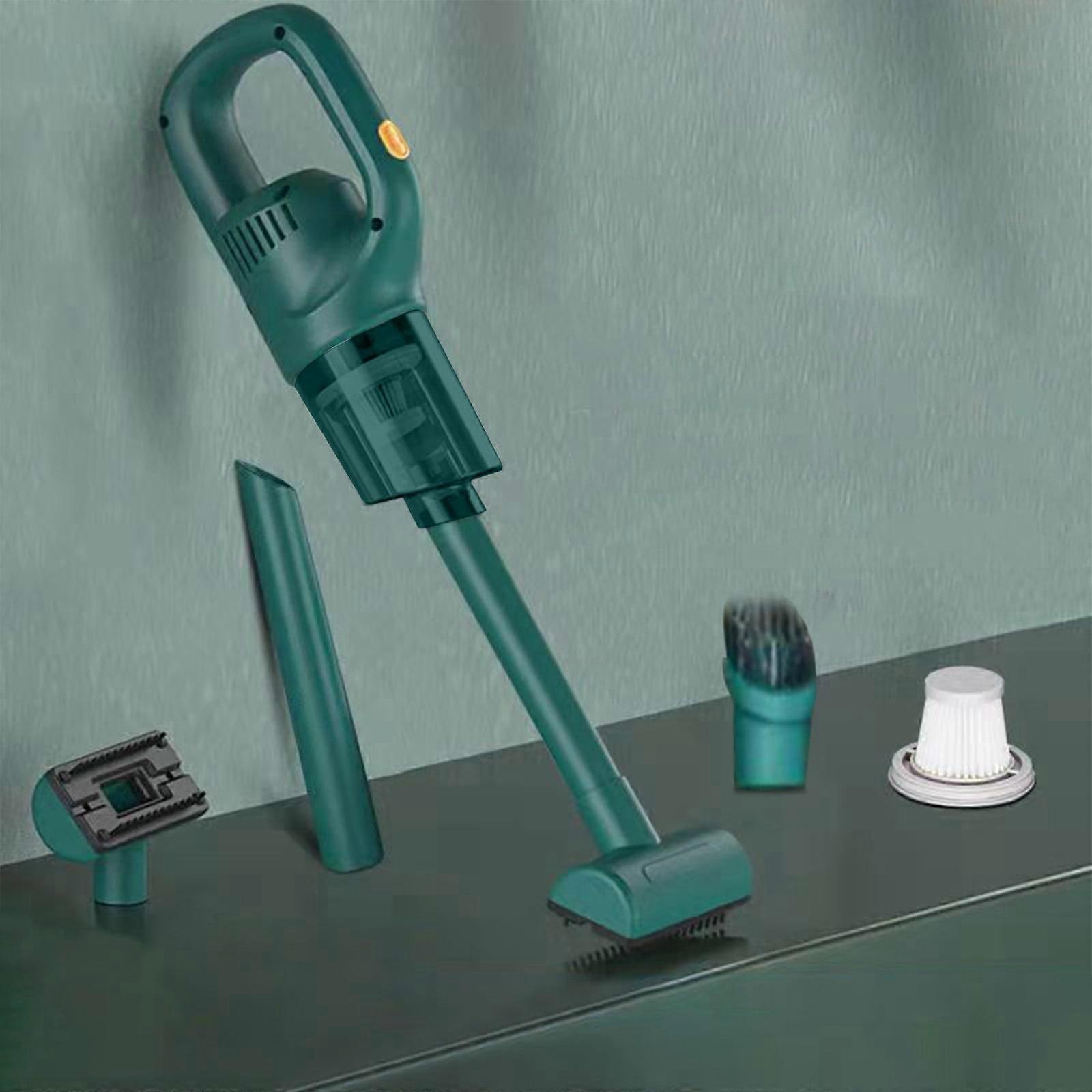 Portable Mini Car Vacuum Cleaner, High Power Suction Cordless Rechargeable with Low Noise, 45° Foldable Handle for Car/Home/Office