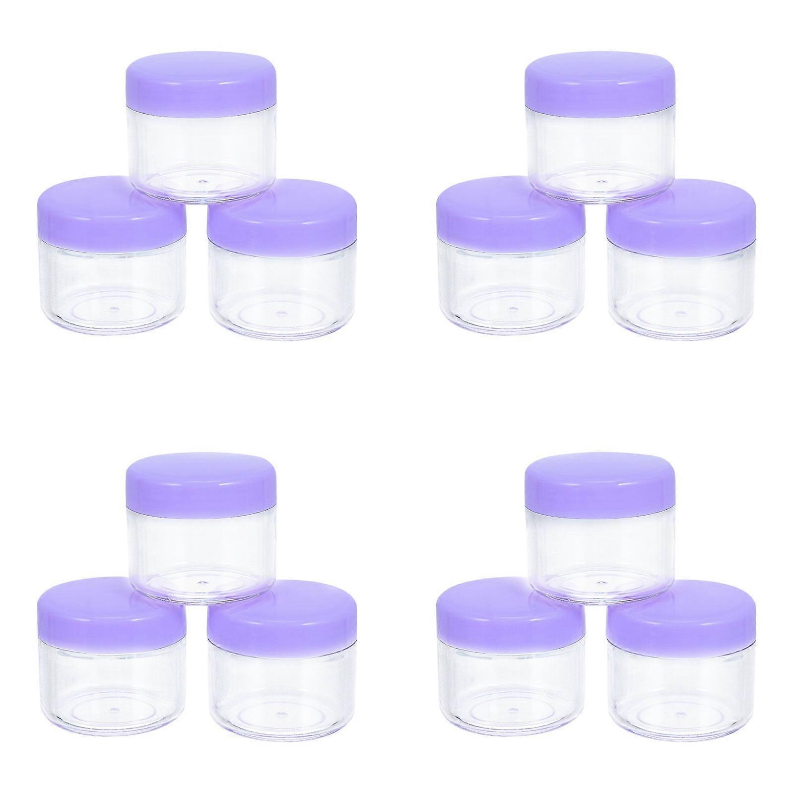 Creative Storage Bottles Plastic Sub Boxes for Storage 40Pcs Lightweight Violet