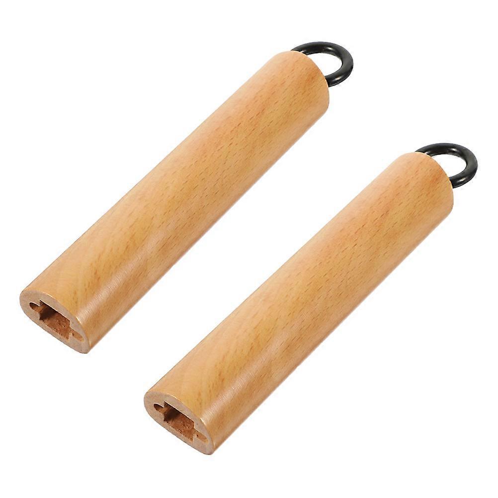 Anti-Scald Wooden Pot Handle Replacement 2Pcs for Safe Cooking Experience