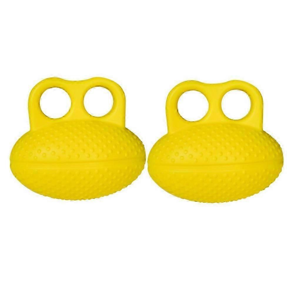 Oval hand exercise balls for resistance training
