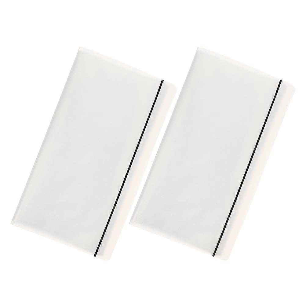 Multi-Function Loose-Leaf Album for Movie Tickets with 2Pcs Storage Organizer