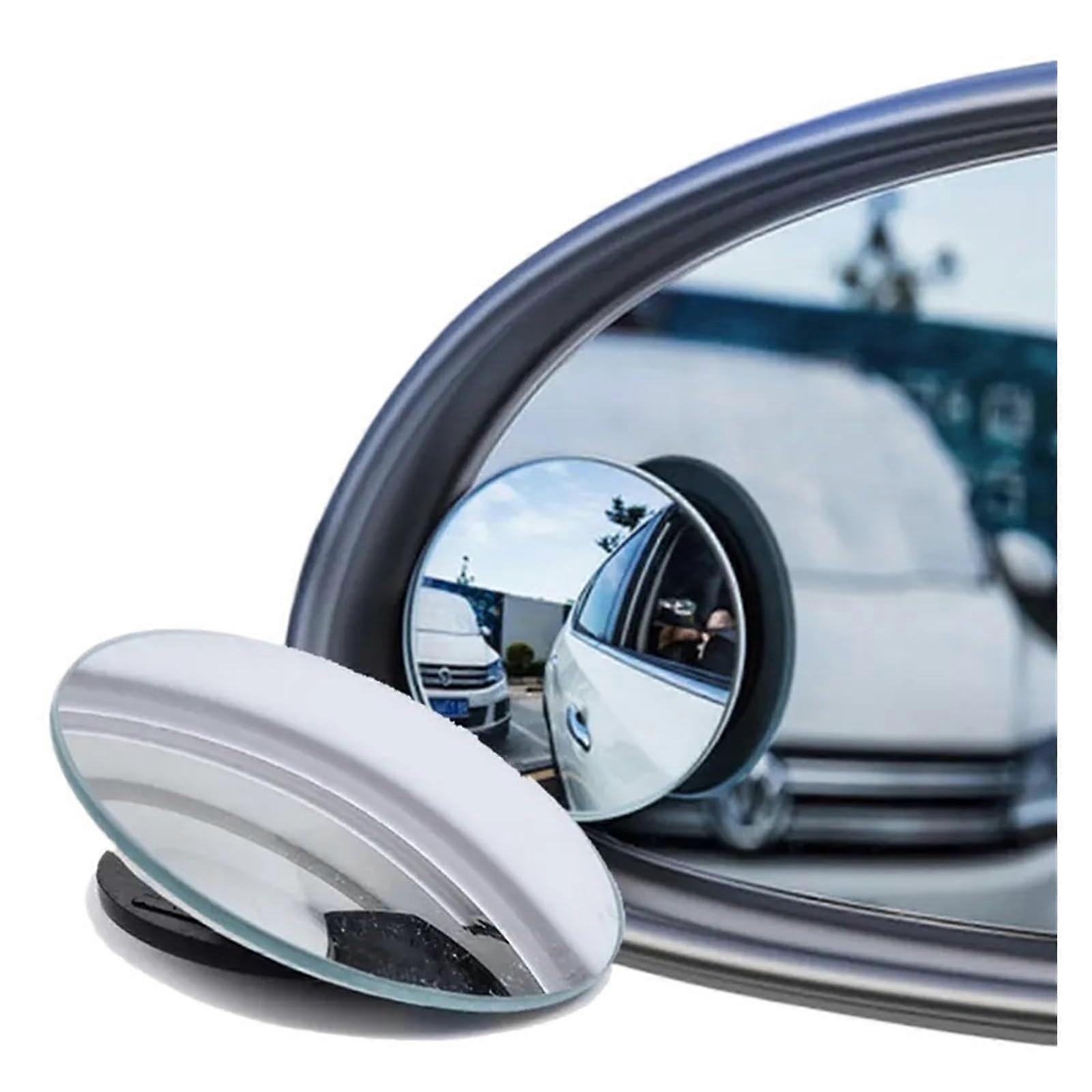 360 Degree Adjustable Blind Spot Mirror  HD Convex Rearview Mirror for Cars SUVs and Safe Parking