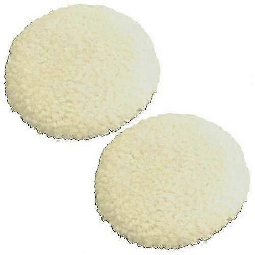 Compounding Wool Pad 2-Pack 6.5-Inch For Dual-Action Polisher