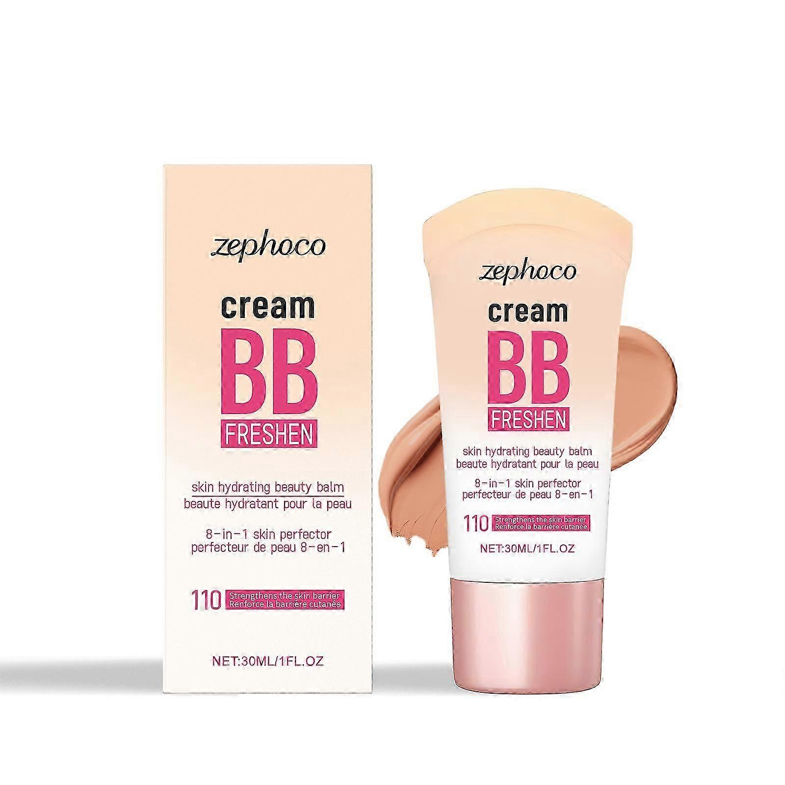 Brightening Dark Skin BB Cream - Moisturizing, Matte Finish, Reduces Redness & Sensitivity, Lightweight Concealer for Radiant, Flawless Complexion, 30