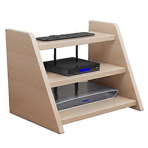 Router Storage Box Wall Mounted Cable Organizer ThreeLayer Shelf with Heat Dissipation 30x24x24cm