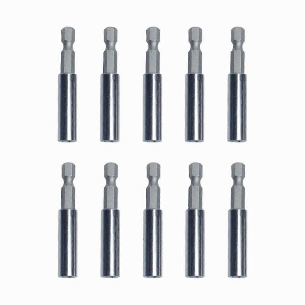 Magnetic Bit Holder Set 1/4 Inch Strong S2 Steel Hex Shank Extension 60mm for Impact Driver