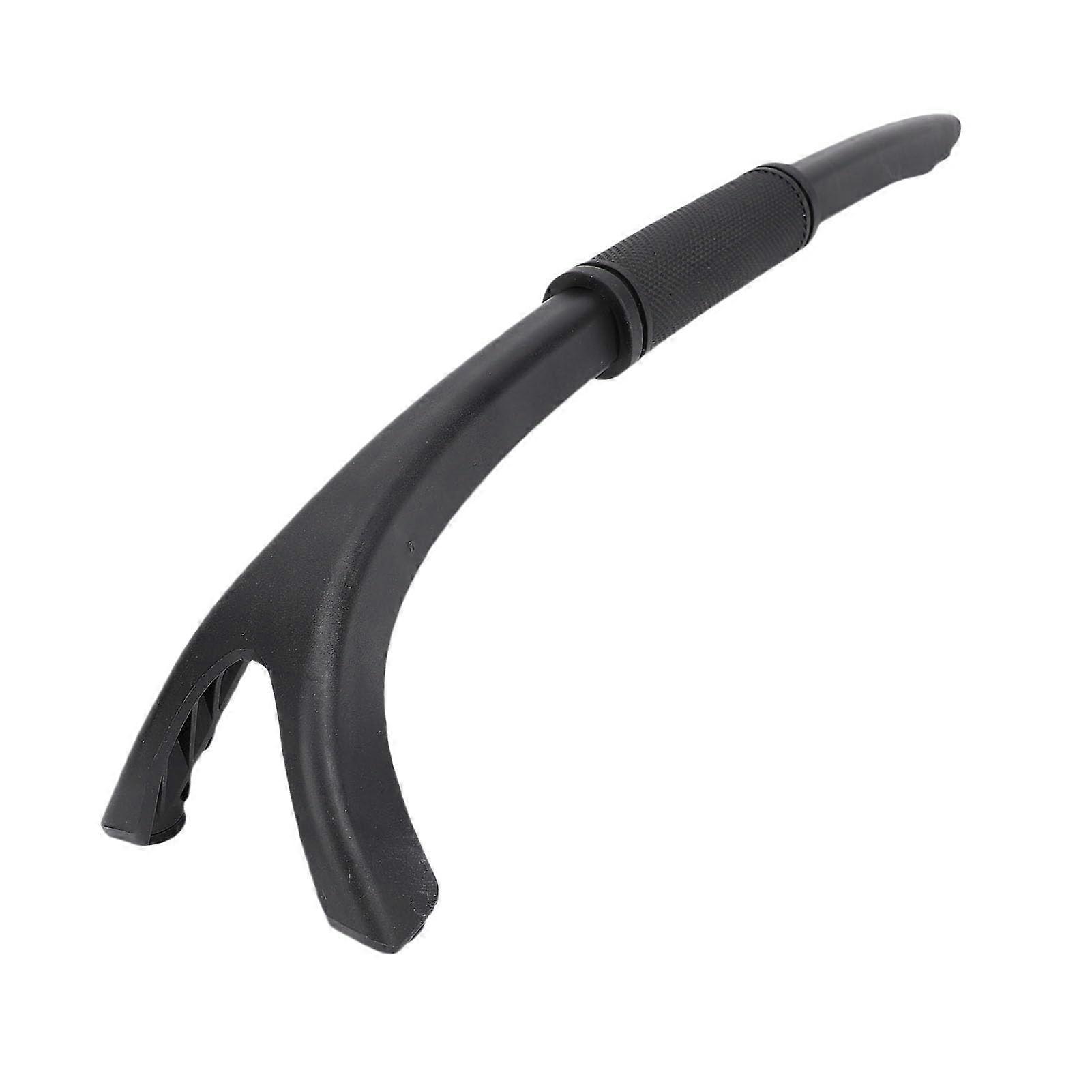 Miter Saw Push Stick with Forked Design and Rubber Feet for Woodworking Safety and Precision