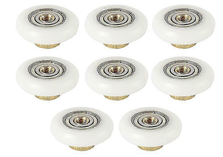 2025 8 Wheels 20mm Copper Shower Door Runner Rollers