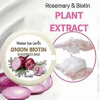 1-3pcs Onion and Biotin Shampoo Bar Soap, Moisturizing & Soothing, For All Hair Types