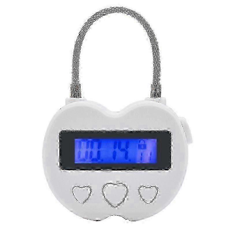 Security Padlock Electronic Timer Lock Behavioral Habit Aid Multi-Purpose Game Lock 25-26
