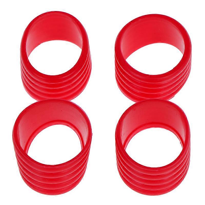 4pcs Tennis Racket Rubber Ring Grip Stretchable Stretchy Handle Rubber Ring