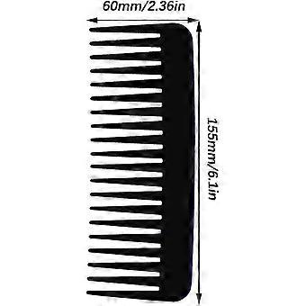 Hair Comb, Wide Tooth Detangling Comb, Sleeveless Hair Comb, Wide Curly Hair Comb, for Different Hair Types
