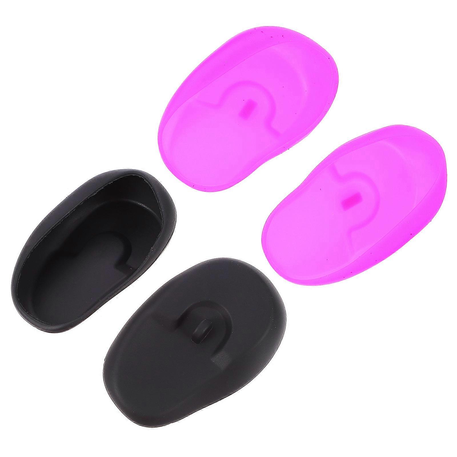Hair Dye Ear Cover Silicone Ear Protector for 12Pcs Usage