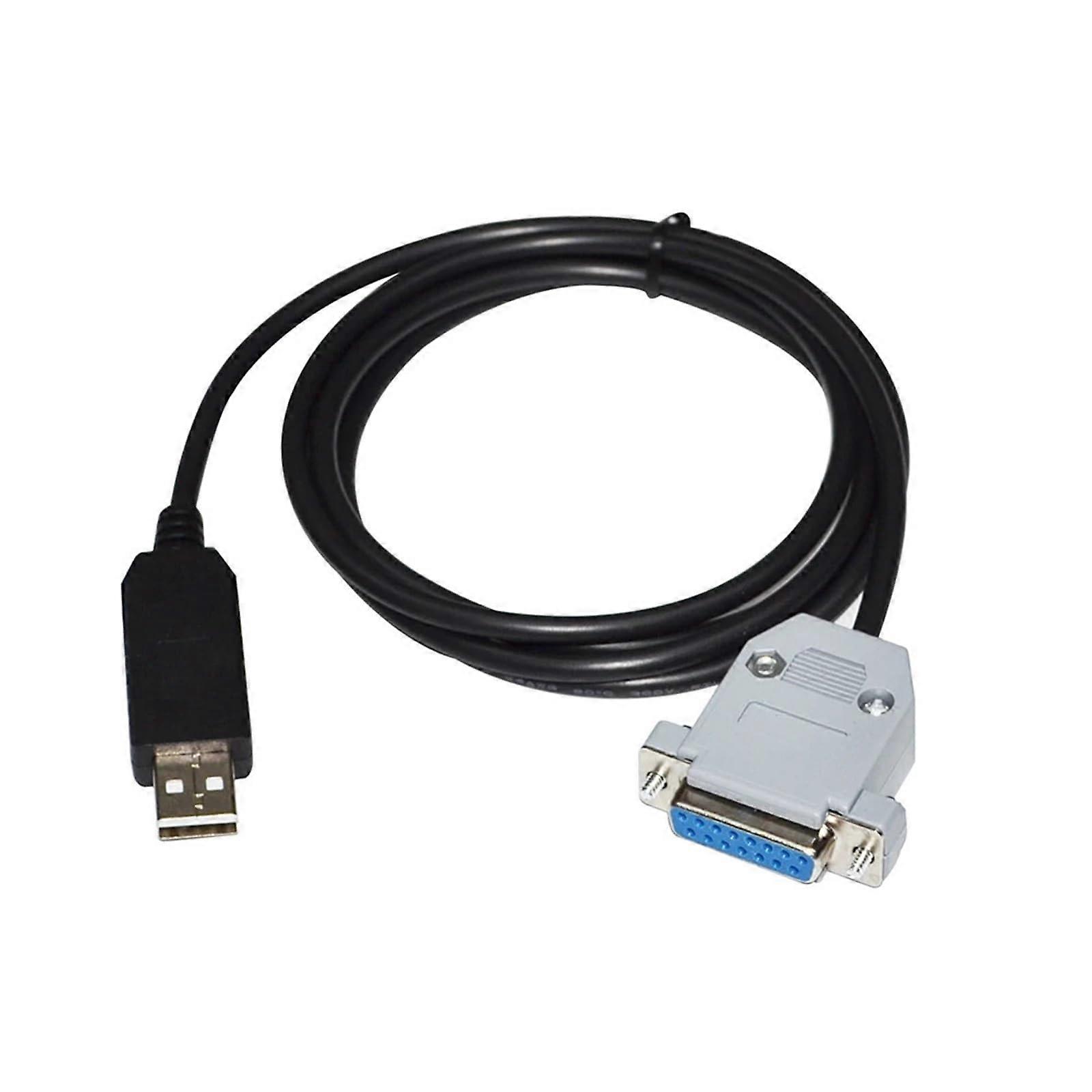 USB RS485 Adapter 5m USB to DB15 Serial Cable Speed Data Transfer PlugandPlay