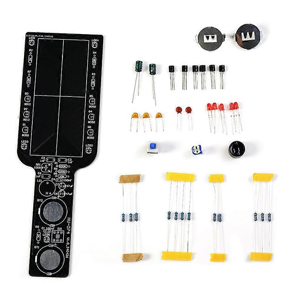 Metal Detector Kit with Dual Alarm and Adjustable Sensitivity, DIY Handheld Soldering Practice