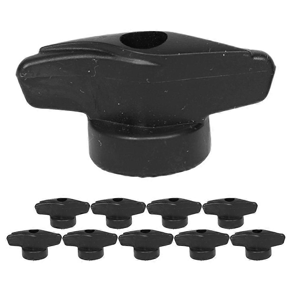 10pcs Cymbal Sleeves Knobs Drum Parts Plastic Cymbals Knobs Nuts Drum Supplies