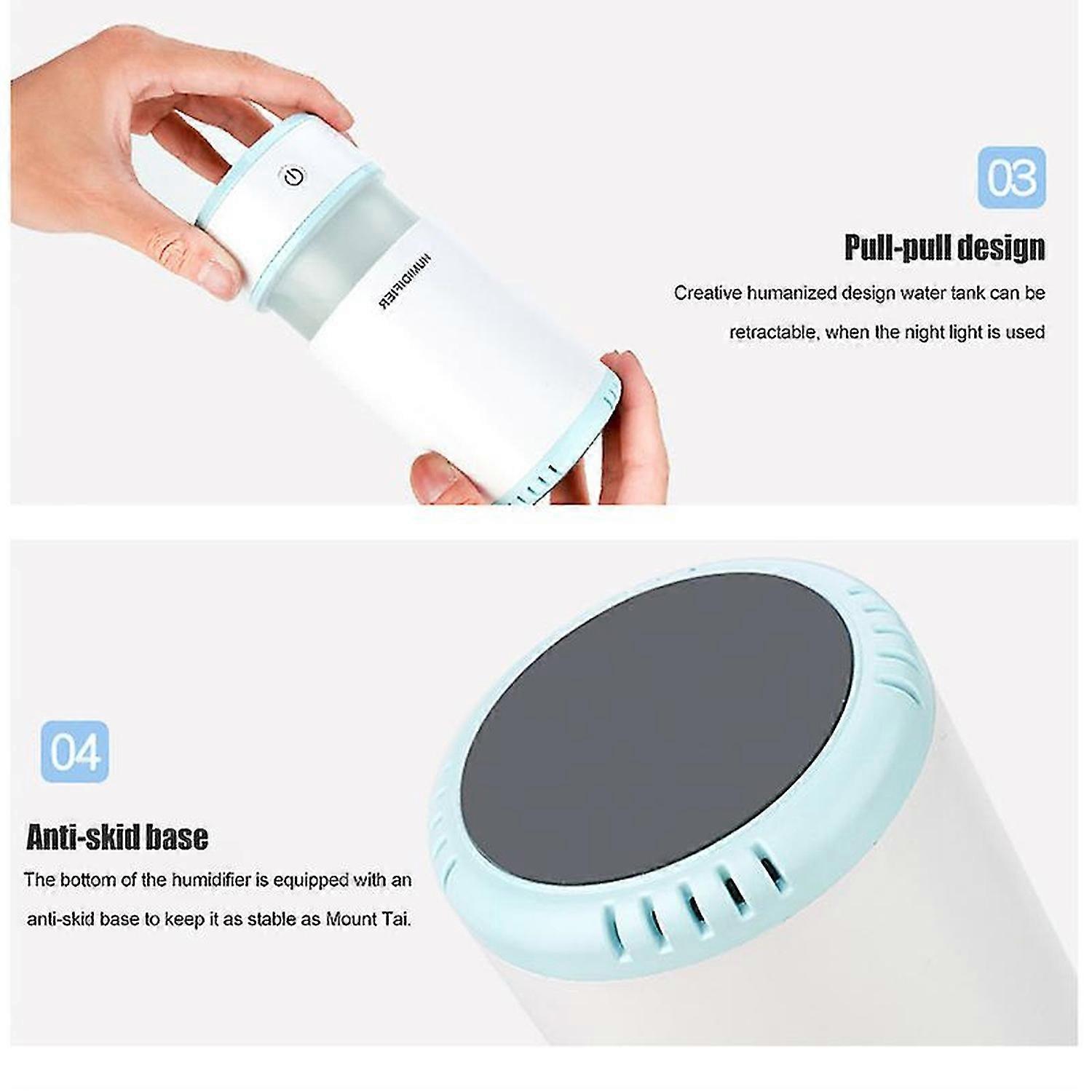 Pullable Night Light Humidifier Air Purification Moisturizing Machine Car Bedroom Atomizer Sprayer