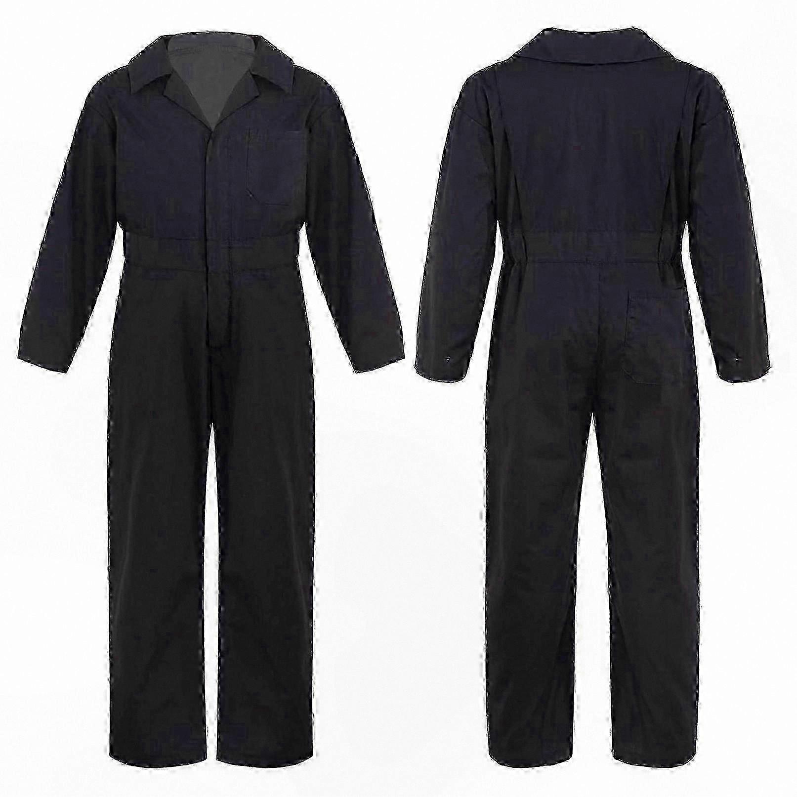 Pojkars mekanikerjumpsuit med dragkedja fram för utklädning och lek